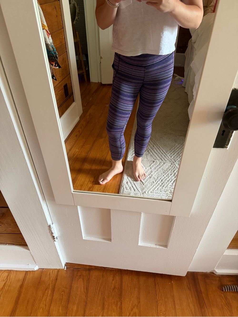 lululemon athletica Multicolor Striped Leggings